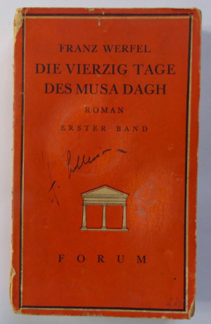 antiquarisches Buch – Franz Werfel – Die vierzig Tage des Musa Dagh - band 1