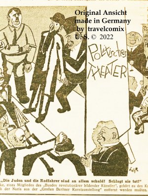 antiquarisches Buch – Günter Katzke – Hitler-Karikatur: "Politisches Theater" 1932