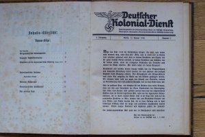 Deutscher Kolonialdienst; kompletter Jahrgang 1940