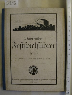 Bayreuther Festspielführer 1928.