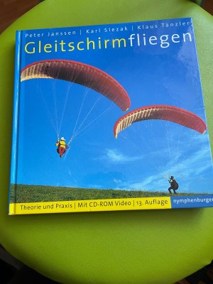 gebrauchtes Buch – Janssen, Peter; Slezak – Gleitschirmfliegen mit CD