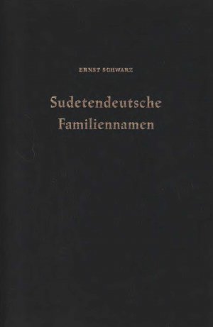 Sudetendeutsche Familiennamen aus vorhussitischer Zeit