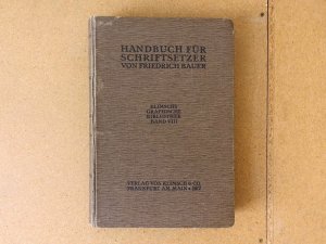 Handbuch für Schriftsetzer