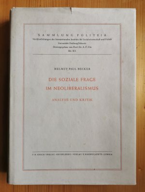 Die soziale Frage im Neoliberalismus - Analyse und Kritik