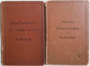 antiquarisches Buch – Abicht, Dr. phil – Hauptschwierigkeiten der Russischen Sprache Teil I u. II