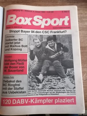 Box Sport Illustriertes Fachblatt für den Boxsport Jahrgang 1960