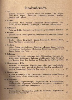 antiquarisches Buch – Müller, Th. und Schmidt, O. – Naturlehre für Landwirtschaftsschulen I. Teil; Chemie nach Wilbrand, Grundzüge der Chemie