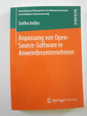 gebrauchtes Buch – Steffen Keßler – Anpassung von Open-Source-Software in Anwenderunternehmen