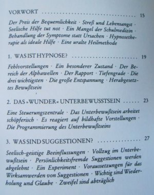 gebrauchtes Buch – Karl F. Stadler – Hypnose : Was ist möglich? Selbsthilfemethoden und Heilbehandlungen