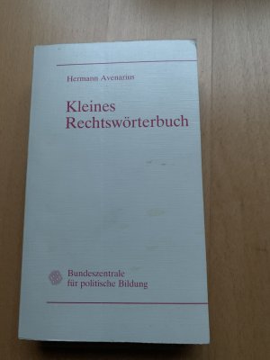 Kleines Rechtswörterbuch