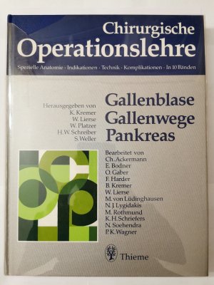 Chirurgische Operationslehre. Spezielle Anatomie, Indikationen, Technik, Komplikationen