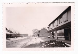 Foto Salzgitter-Lebenstedt 1955 Ausbau Geschäftsstraße Schulneubau Wohnungen