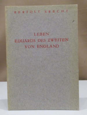 Leben Eduards des Zweiten von England. (Nach Marlowe). Historie.