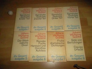 Johann Wolfgang v. Goethe, Dtv-Gesamtausgabe in 45 gut erhaltenen TB-Bänden