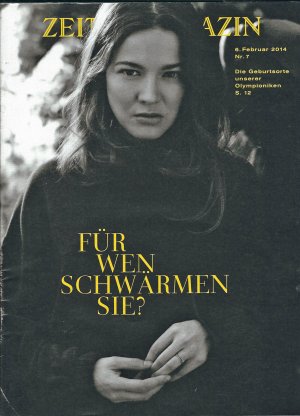 gebrauchtes Buch – ZEIT-Magazin vom 6.2.2014 Für wen schwärmen Sie? Ein Heft zur Berlinale