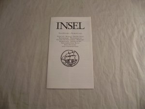 gebrauchtes Buch – INSEL Neue Bücher 1. Halbjahr 1993