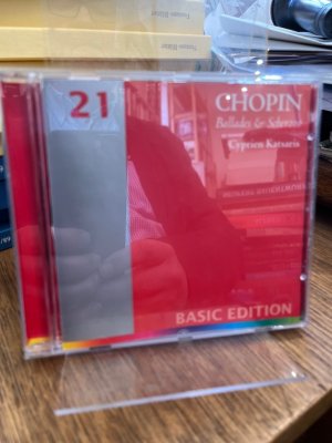 Chopin: Ballades & Scherzos. Cyprien Katsaris, piano. (Teldec Basic edition 22).