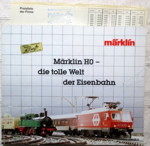 gebrauchtes Buch – MÄRKLIN Katalog 1984 1985 H0 die tolle Welt der Eisenbahn