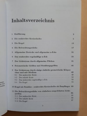 gebrauchtes Buch – Harald Schröer – Lichtstrom und Beleuchtungsstärke