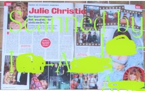 gebrauchtes Buch – Julie Christie (Dr. Schiwago, ...): supertoll Zeitschriftenartikel, Presse