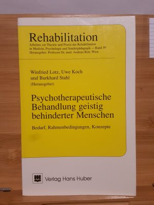 Psychotherapeutische Behandlung geistig behinderter Menschen