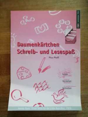 gebrauchtes Buch – Max Mall – AOL Daumenkärtchen Schreib- und Lesespaß. Lernkärtchen F 913