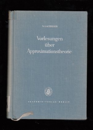 antiquarisches Buch – N.L. Achieser – Vorlesungen über Approximationstheorie