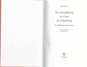 Die Lebensführung im Geiste der Erleuchtung