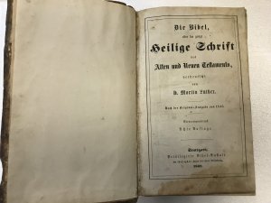 Bibel - die Heilige Schrift des alten und neuen Testaments