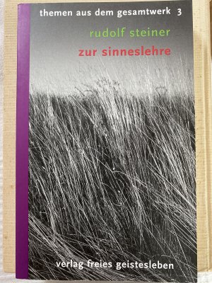 gebrauchtes Buch – Rudolf Steiner – Zur Sinneslehre