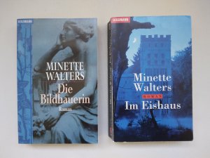 gebrauchtes Buch – Minette Walters – 2 Bücher: Im Eishaus + Die Bildhauerin