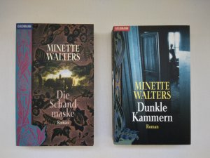 gebrauchtes Buch – Minette Walters – 2 Bücher: Die Schandmaske + Dunkle Kammern