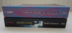 gebrauchtes Buch – Minette Walters – 2 Bücher: Die Schandmaske + Dunkle Kammern