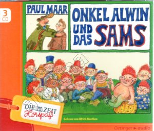 gebrauchtes Hörbuch – Paul Maar – Das Sams 6 // Onkel Alwin und das Sams // 3 CDs gelesen von Ulrich Noethen