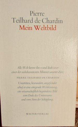 Das Auftreten des Menschen (Werke: Dritter Band). -  Mein Weltbild. ( Konvolzt , 2 Bände )