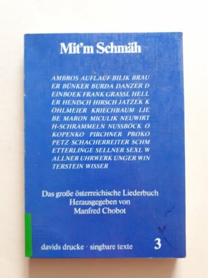 Mit'm Schmäh   ---   Das große österreichische Liederbuch