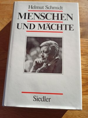 gebrauchtes Buch – Helmut Schmidt – Menschen und Mächte