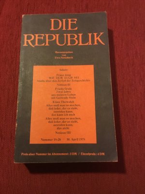 Die Republik 18-26