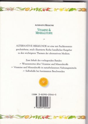 gebrauchtes Buch – Karen Sullivan – Vitamine und Mineralien - Alternative Heilkunde