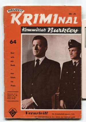 Neuzeit Kriminal - Kommissar Burkley - Verurteilt