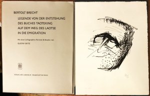 Legende von der Entstehung des Buches Taoteking auf dem Weg des Laotse in die Emigration. [Edition de Beauclair 4. Portfolio-Ausgaben mit Originalgraphik […]