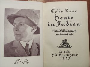 antiquarisches Buch – Colin Ross – Heute in Indien.