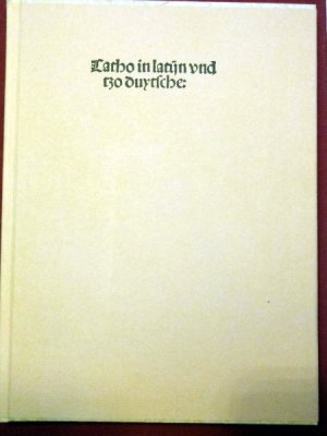 gebrauchtes Buch – Werner Grebe – Cato in Latein und Deutsch / Catho in Latijn und tzo duytsche: