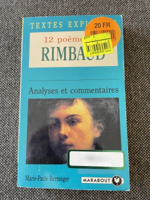 12 poèmes de Rimbaud