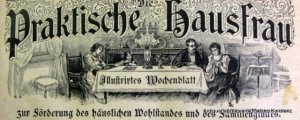 antiquarisches Buch – Die Praktische Hausfrau – Illustrirtes Wochenblatt zur Förderung des häuslichen Wohlstandes und des Familienglückes