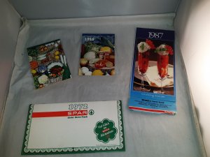 Kalender von SPAR 1966, 1967, 1972, 1973, 1974, 1975, 1977, 1987 / 8 Stück