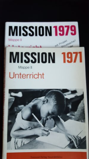 gebrauchtes Buch – N. N. – Mission 1971 & 1979 (Unterrichtsmappen)