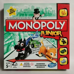 Monopoly Junior, der Klassiker 2013 Hasbro - ab 5 Jahren für 2 - 4 Spieler - Spieldauer ca 30 Minuten