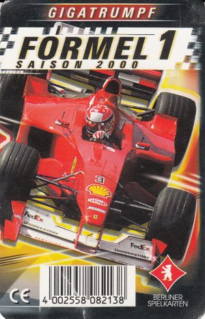 gebrauchtes Spiel – Berliner Spielkarten Quartett Formel 1 - Saison 2000