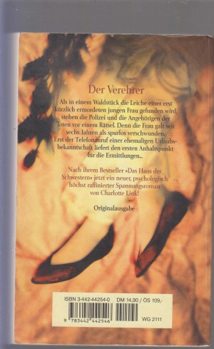 gebrauchtes Buch – Charlotte Link – Der Verehrer